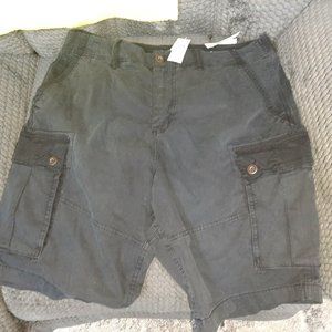 Men's AE Ne(x)t Level BLACK Cargo Shorts size 36